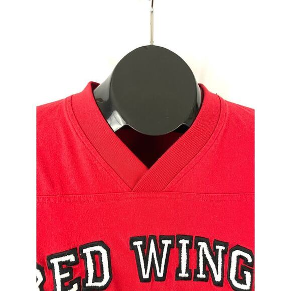 VTG Detroit Red Wings Embroidered NHL Shirt LARGE 1990's Lee Sport - Picture 4 of 16